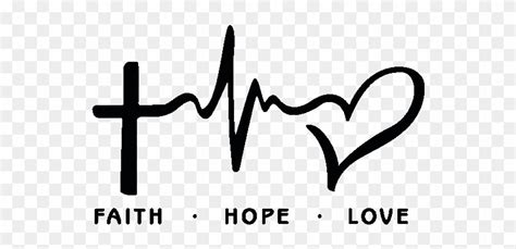 faith hope love vector - Clip Art Library