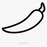 Chilli Coloring Clipartmag Drawing Chili Sketch Page sketch template