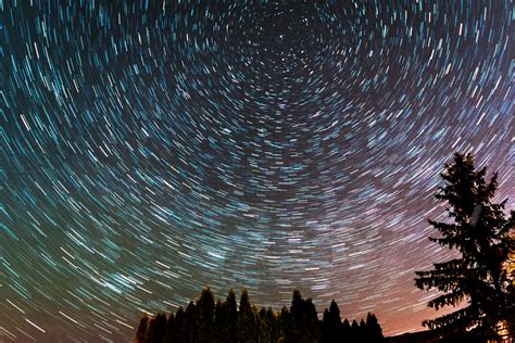 30min multiple long exposure, star trails from my back deck, Kelowna BC [6000x4000] [OC] | Long ...