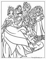 Coloring Pages Of Disney Princesses sketch template