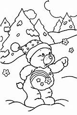 Care Bears Winter Time Coloring Pages  Best Place To Color sketch template