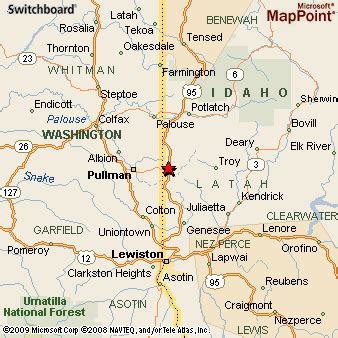 Where is Moscow, Idaho? see area map & more