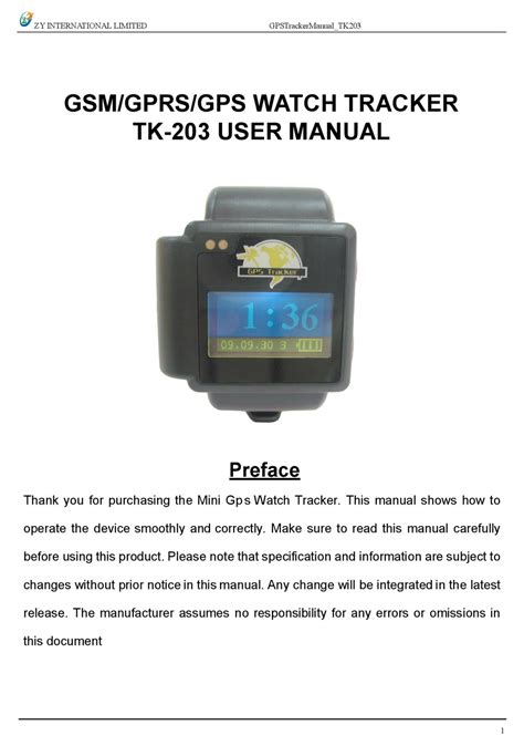 GPS TRACKER TK-203 USER MANUAL Pdf Download | ManualsLib