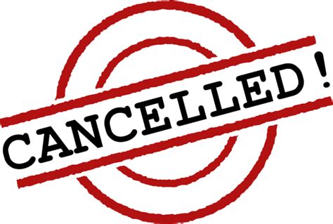 Canceled Png - Sports Day Cancelled
