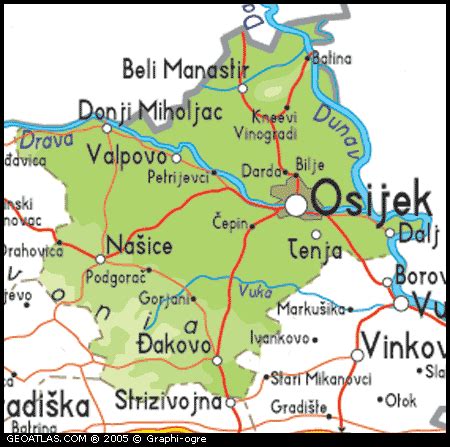 Osijek Map