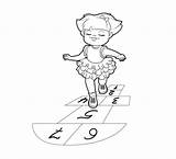 Hopscotch Coloring Pages To Print  Free Printable sketch template