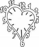 Clock Face Coloring Page Coloring Pages sketch template