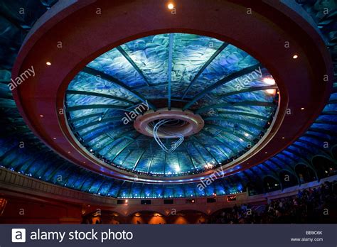 Bellagio "O" theater ceiling decor - Cirque du Soleil Stock Photo, Royalty Free Image: 24178747 ...