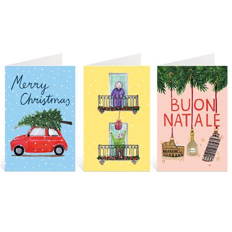 Italian Christmas Card Pack - Etsy