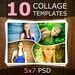 Photoshop Collage Templates Photo Collage Templates Storyboard Templates PSD Templates ...