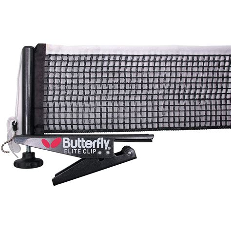 Butterfly Elite Clip Table Tennis Net and Post Set