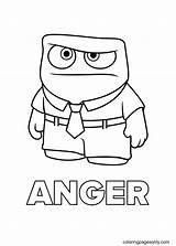 Angry Cartoon Face Anger Management Coloring Page sketch template