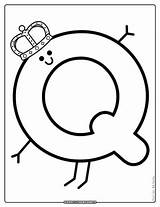 Letter Q Coloring Pages  Superstar Worksheets sketch template