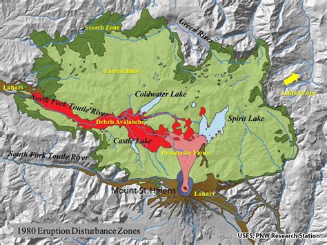 1980 Mount St Helens Topographic Map - Map