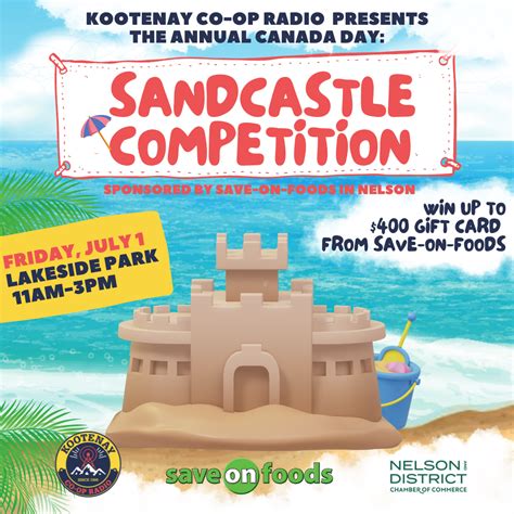 CANADA DAY SANDCASTLE COMPETITION! - Kootenay Co-op Radio