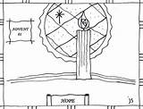 Advent Coloring Pages – Stushie Art sketch template