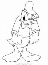 Angry Donald Duck Coloring Page For Kids  Free Printable sketch template