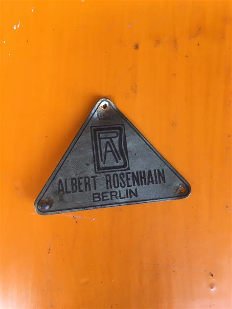 Albert Rosenhain Antique Steamer Trunk, Vintage Trunk, Vintage Chest, Wood Canvas Trunk, Leather ...