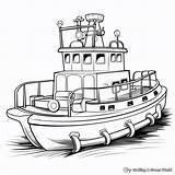 Tugboat Clipart Black And White sketch template