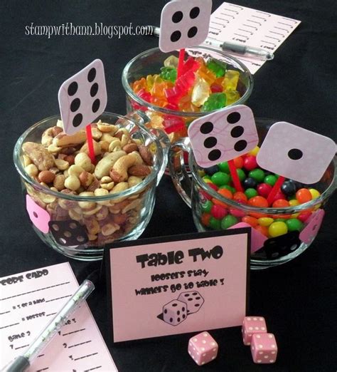 Bunco party, Bunco food, Bunco snacks