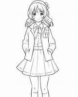anime coloring pages For Kids Share More Than 83 page sketch template