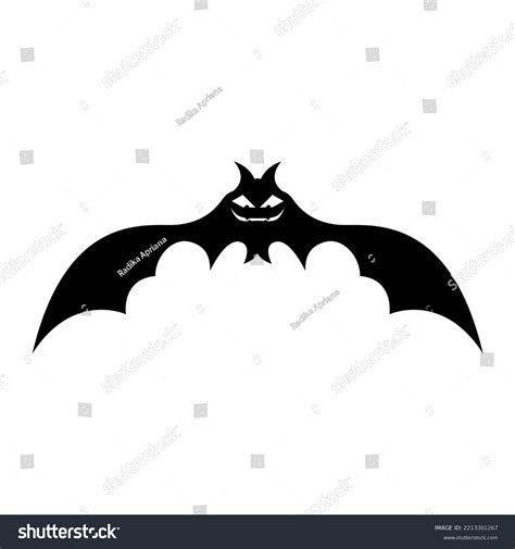 Bat Silhouette Great Part Design Halloween Stock Vector (Royalty Free ...