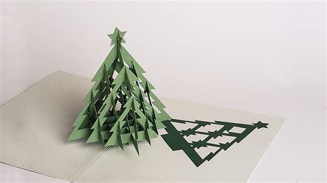 Christmas Tree Pop-up Card #3 | Johwey Redington