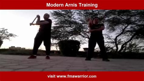 modern arnis training - YouTube