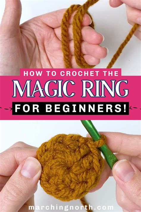 Super EASY magic ring (magic circle) crochet tutorial! | Marching North