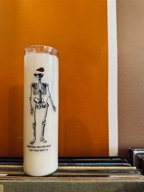 Santa Skeleton Candle – Modern Legend, LLC.