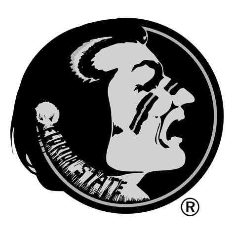 Florida State Seminoles Logo Black and White – Brands Logos