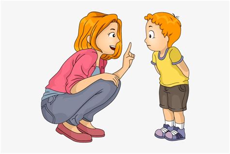 Teaching Cartoon Png - Mother Talking To Son Clipart Transparent PNG - 640x480 - Free Download ...