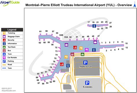 Montreal - Montreal / Pierre Elliott Trudeau International Airport (YUL) Airport Terminal Map ...