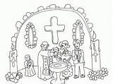 Baptism Coloring Pages  Free Printable For Kids sketch template