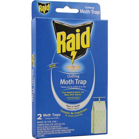 Raid Clothing Moth Trap, 2 Pack Traps Moths Using Glue Pads - Walmart.com - Walmart.com