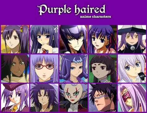 Purple haired anime characters by jonatan7 on DeviantArt | Characters with purple hair, Purple ...