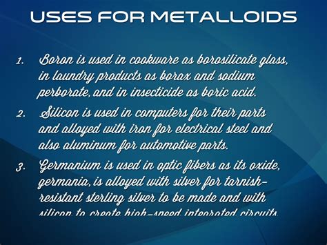 What Are Metalloids? - FAQs