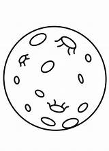 Simple Full Moon Coloring Page  Free Printable Pages For Kids sketch template