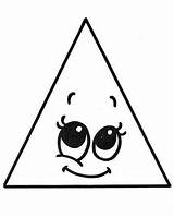 Triangle Coloring Page Preschool sketch template