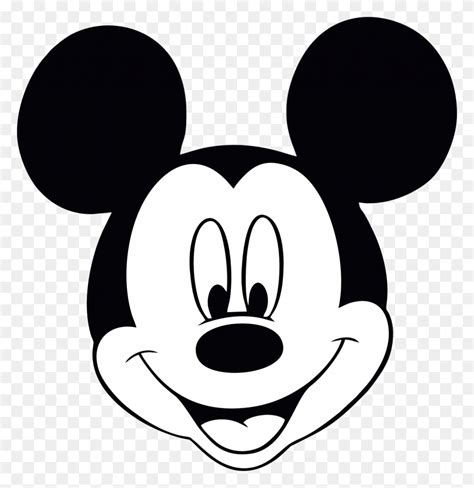 Mickey Mouse Logo Vectors Free Download - Mickey Mouse Face PNG - FlyClipart