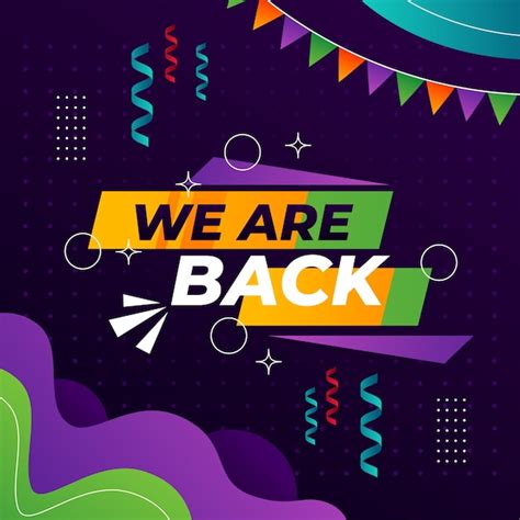 Welcome Back Poster Images - Free Download on Freepik