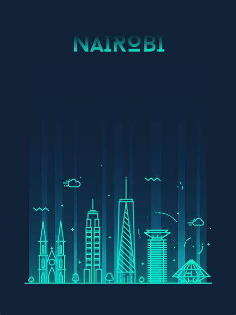 Nairobi Skyline, Kenya on Behance