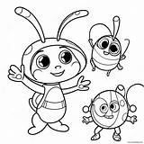 Beat Bugs Characters Coloring Page 64333 50905 sketch template
