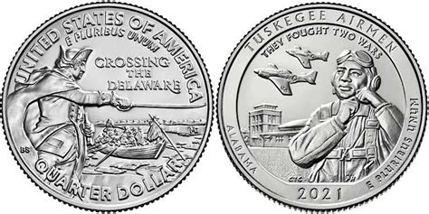 2021 Quarter Facts & Values: The Tuskegee Airmen Quarter + Crossing The ...