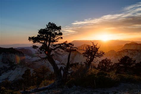 Sunset in Zion National Park | Zion national park, National parks, Sunset