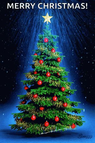 Christmas Tree Sparkle Star | GIF | PrimoGIF