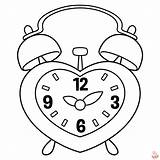 Free Printable Clock Coloring Pages For Kids  GBcoloring sketch template