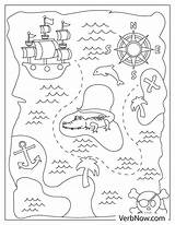Treasure Maps Coloring Pages sketch template