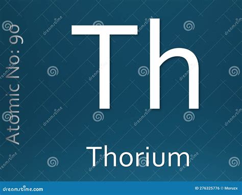 Thorium Chemical Element Symbol On Magenta Background Royalty-Free Stock Photo | CartoonDealer ...