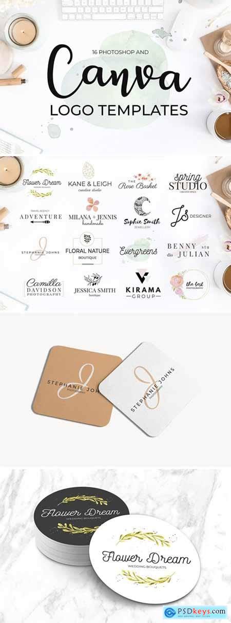 Canva Logo Templates - 2 » Free Download Photoshop Vector Stock image Via Torrent Zippyshare ...